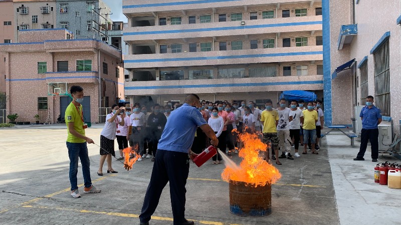 凯发天生赢家组织消防演练，提高嘉人消防意识