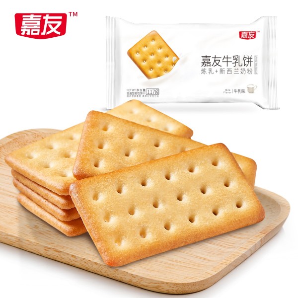 凯发天生赢家牛乳饼干牛乳味117g